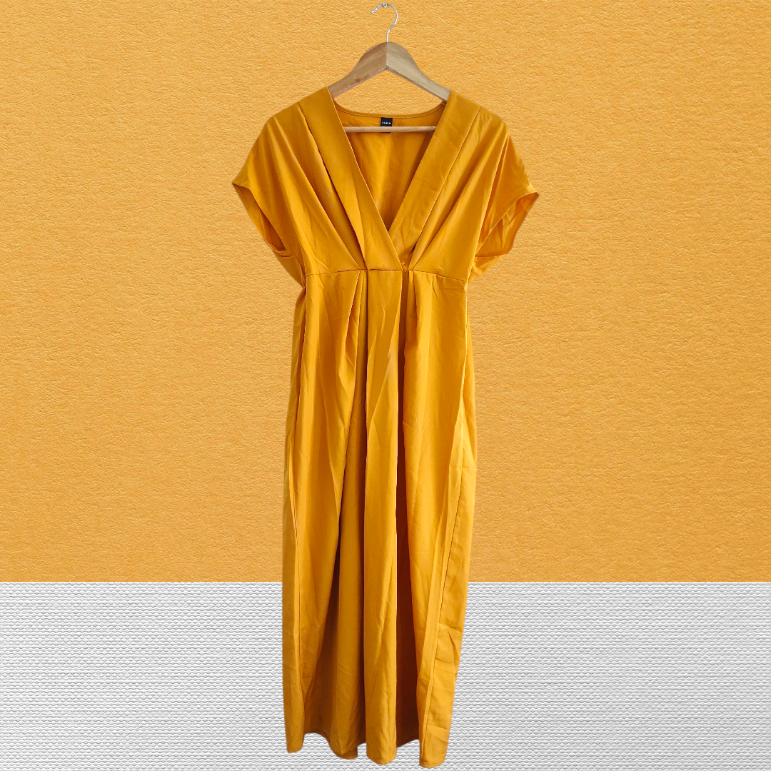 Mustard Yellow Shein Maxi Dress