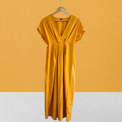Mustard Yellow Shein Maxi Dress
