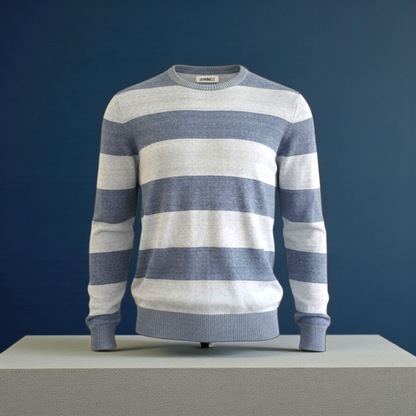 Striped Blue & White Sweater
