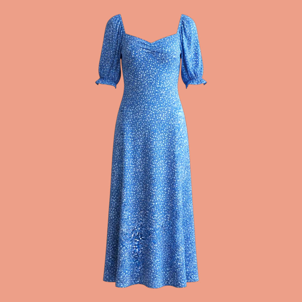 Sportsgirl Blue Floral Maxi Dress