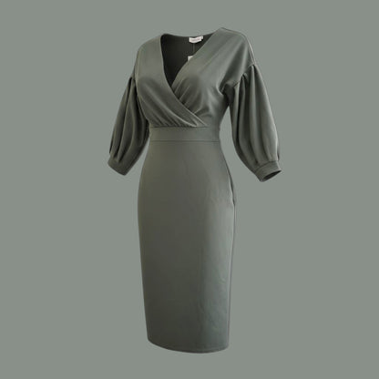 Femme Lux Sage Green Dress - Brand New W Tag
