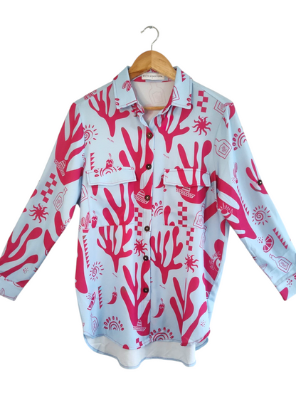 Tequila Coral Print Shirt
