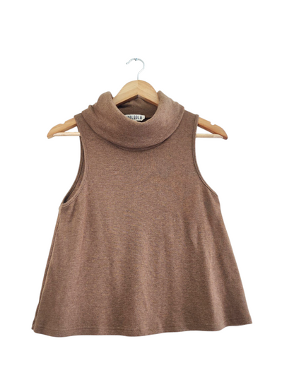 Sleeveless Cowl Neck Top