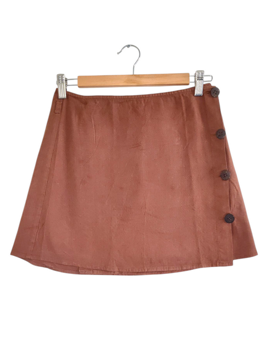 A-line Mini Wrap Skirt