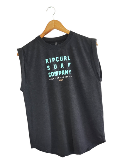 Sleeve-less Crew Neck Tee