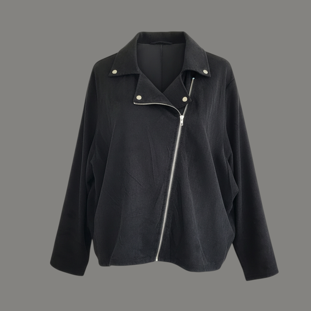 Lightweight Asymmetrical Cordrouy Style Jacket